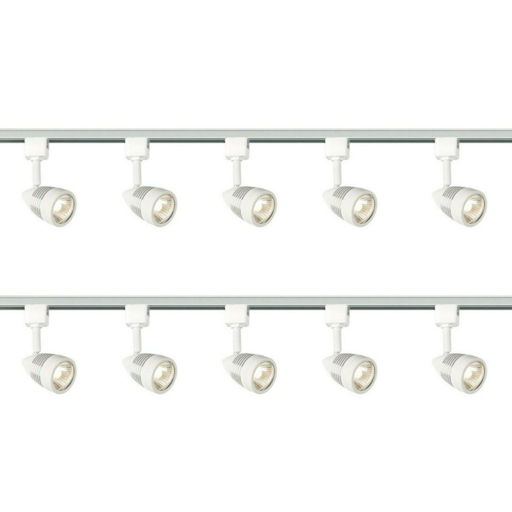 Knightsbridge 1M - 5M 230V GU10 Single Circuit Track Spot Light Kitchen Shop Retail Display