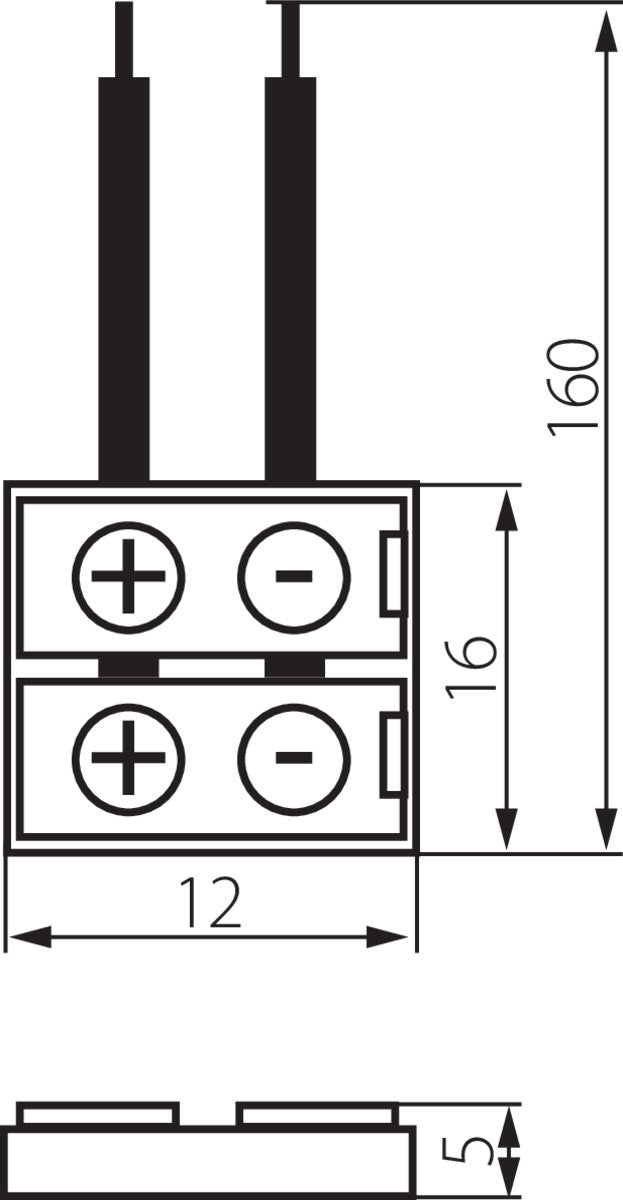 Kanlux CONNECTOR 8-CP 8mm Strip Tape Rope Lights Joiner