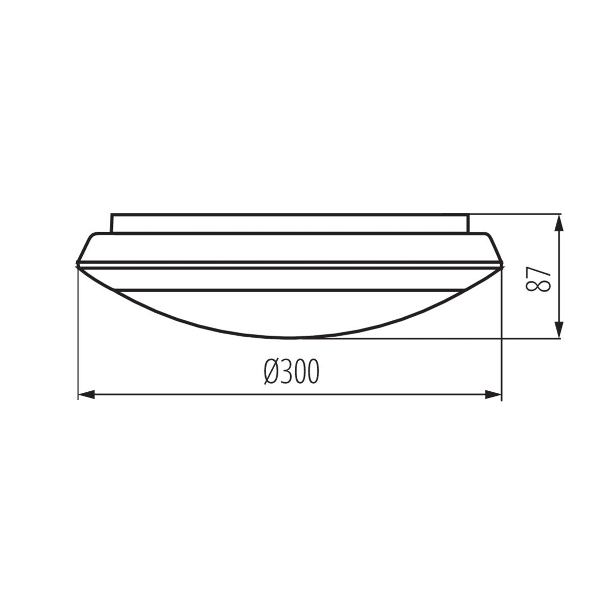 Kanlux DABA IP65 Wall Ceiling Hi Low Motion LED Sensor Light Bulkhead High Lumen