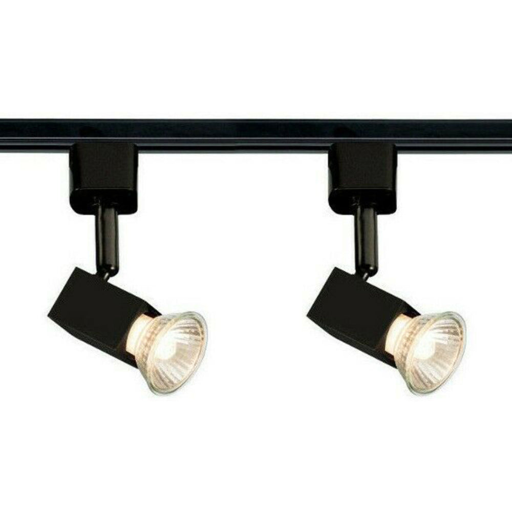 Knightsbridge 1M - 5M 230V GU10 Single Circuit Track Spotlight Kit