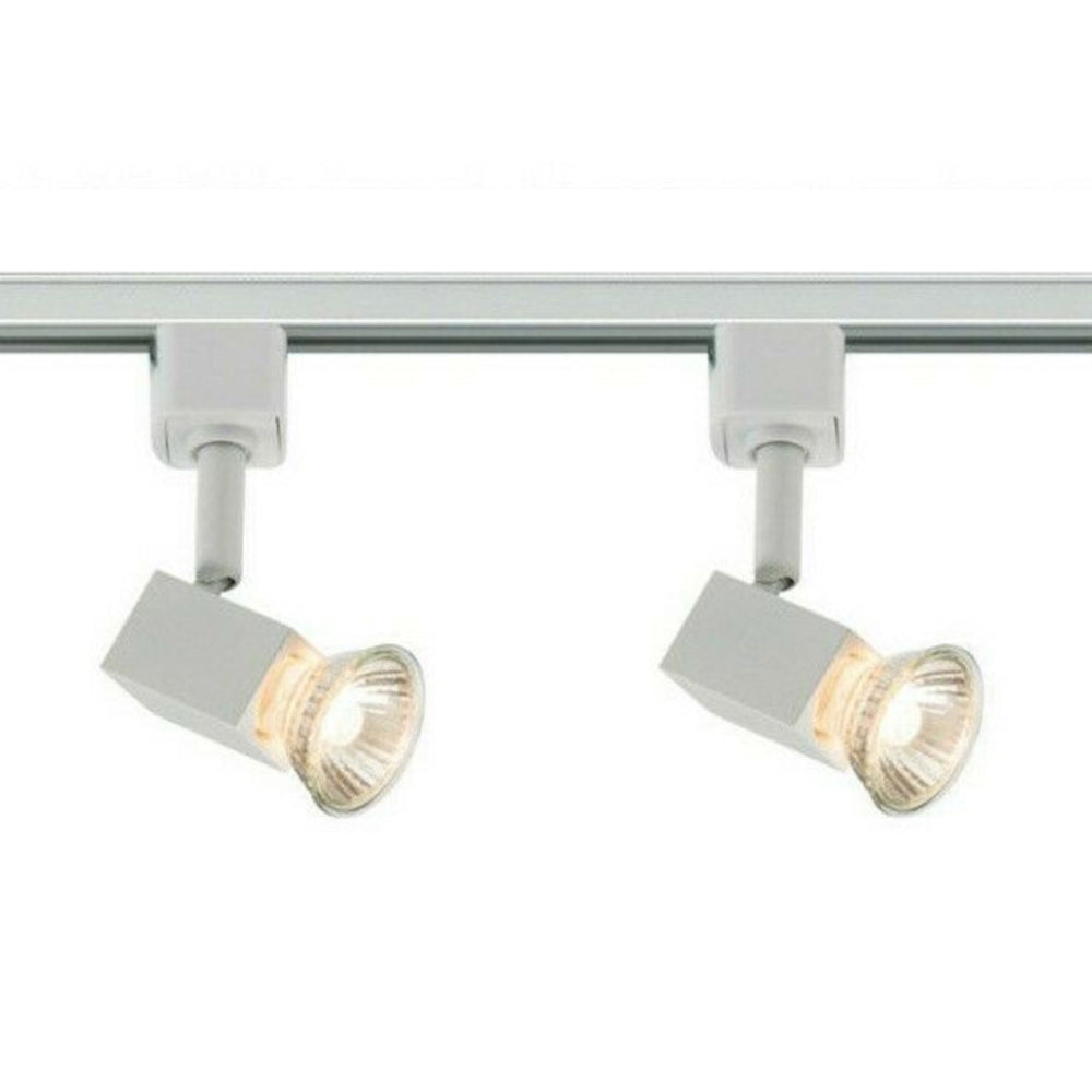 Knightsbridge 1M - 5M 230V GU10 Single Circuit Track Spotlight Kit