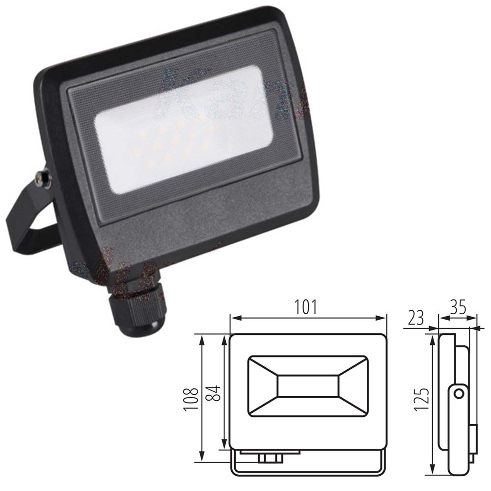 Kanlux ANTEM Outdoor LED Floodlight Garden Wall Ceiling Flood Security Light Waterproof IP65