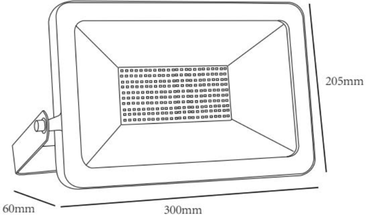 Knightsbridge FLP High Power Commercial LED Floodlights 230V IP65 100W 150W 200W