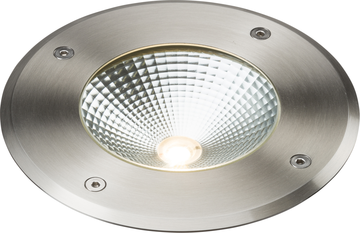 Knightsbridge 230V IP65 LED Stainless Steel Recessed Ground Walkway Light - 3000K