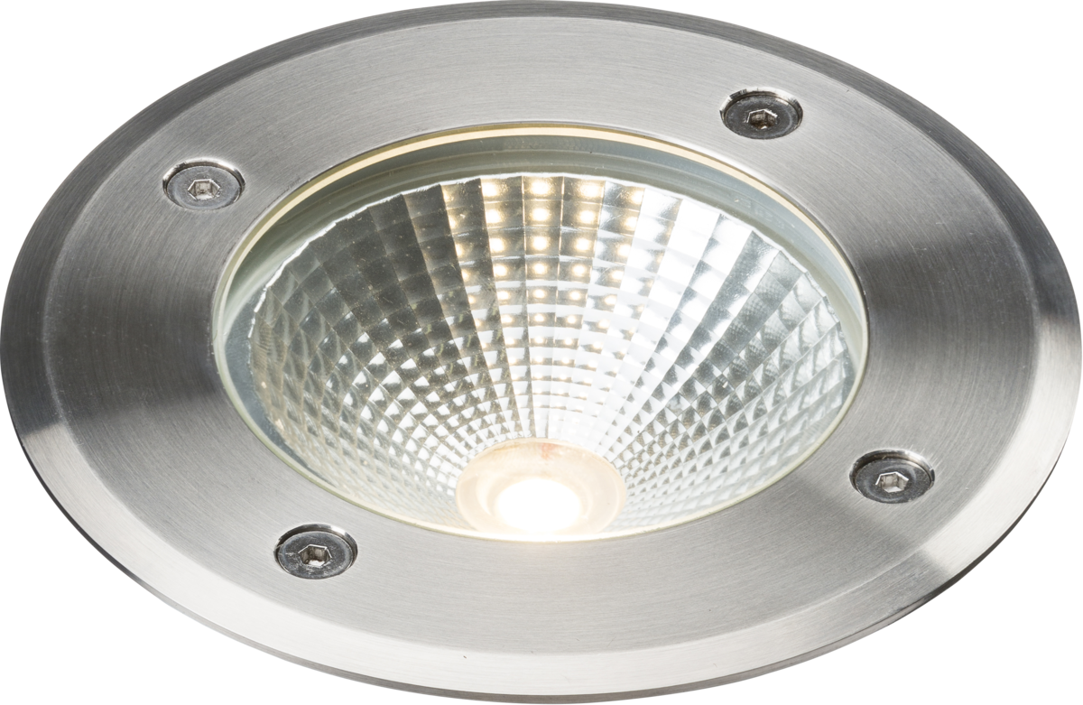 Knightsbridge 230V IP65 LED Stainless Steel Recessed Ground Walkway Light - 3000K