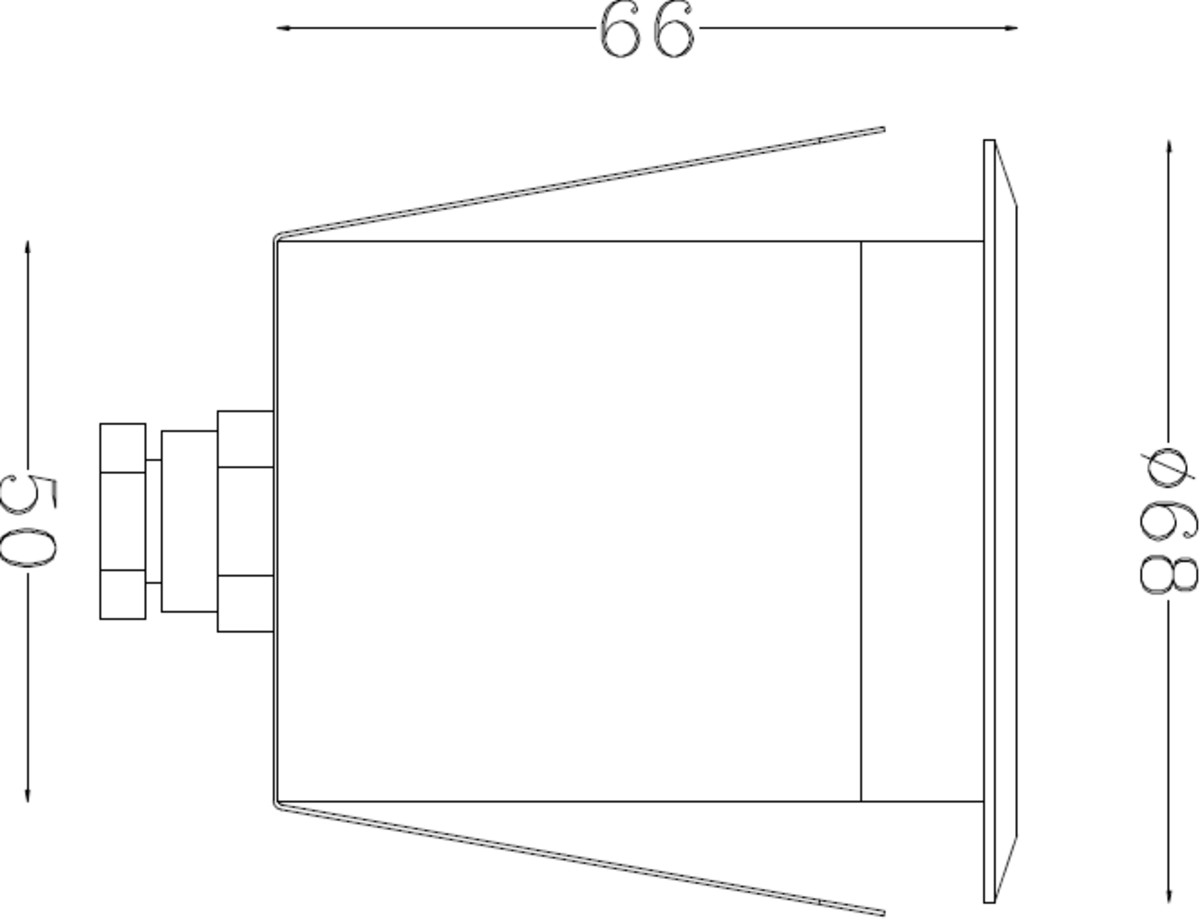 Knightsbridge 230V IP65 LED Stainless Steel Recessed Ground Walkway Light - 3000K