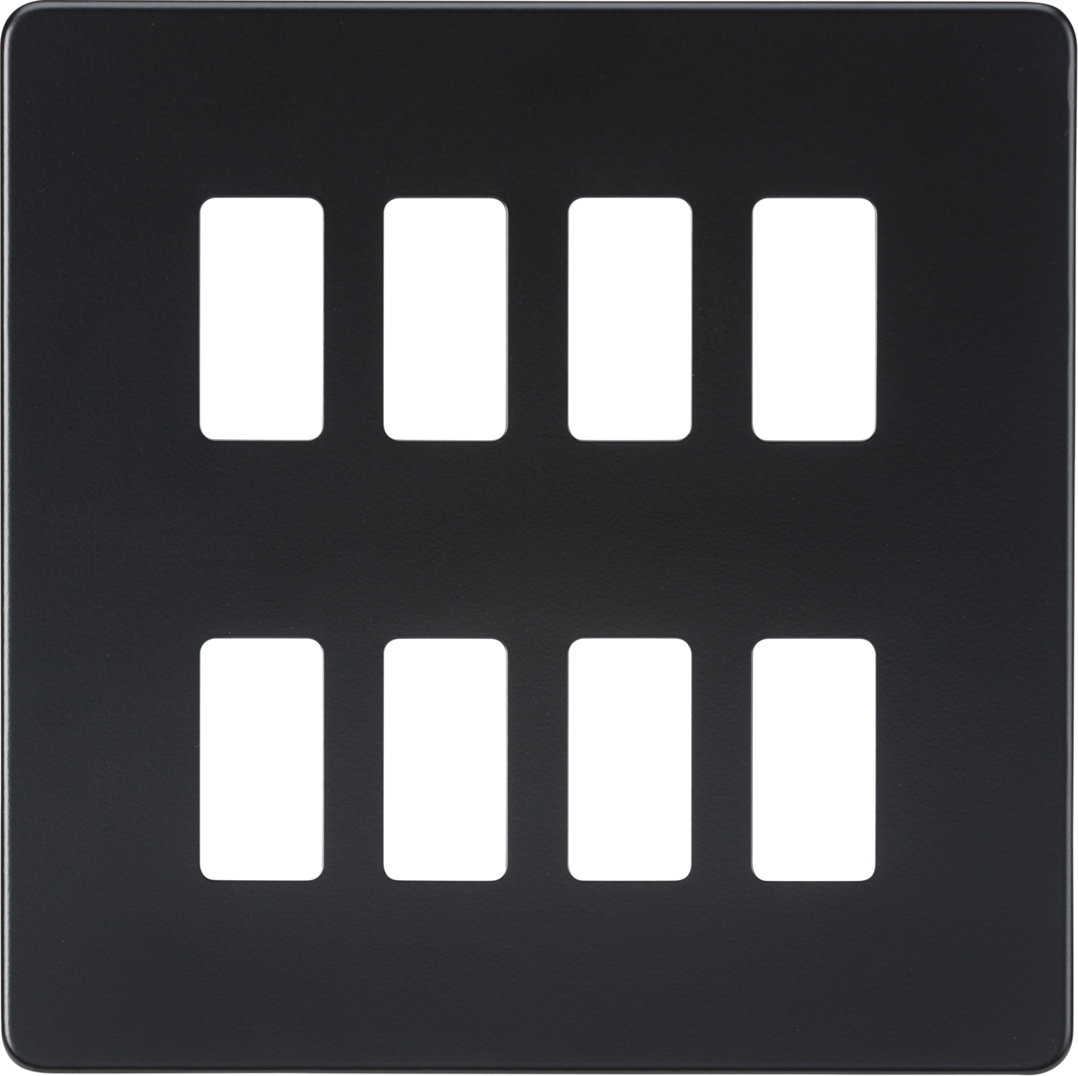 Knightsbridge Grid Modular Faceplate For Screw;ess Switches and Sockets Range