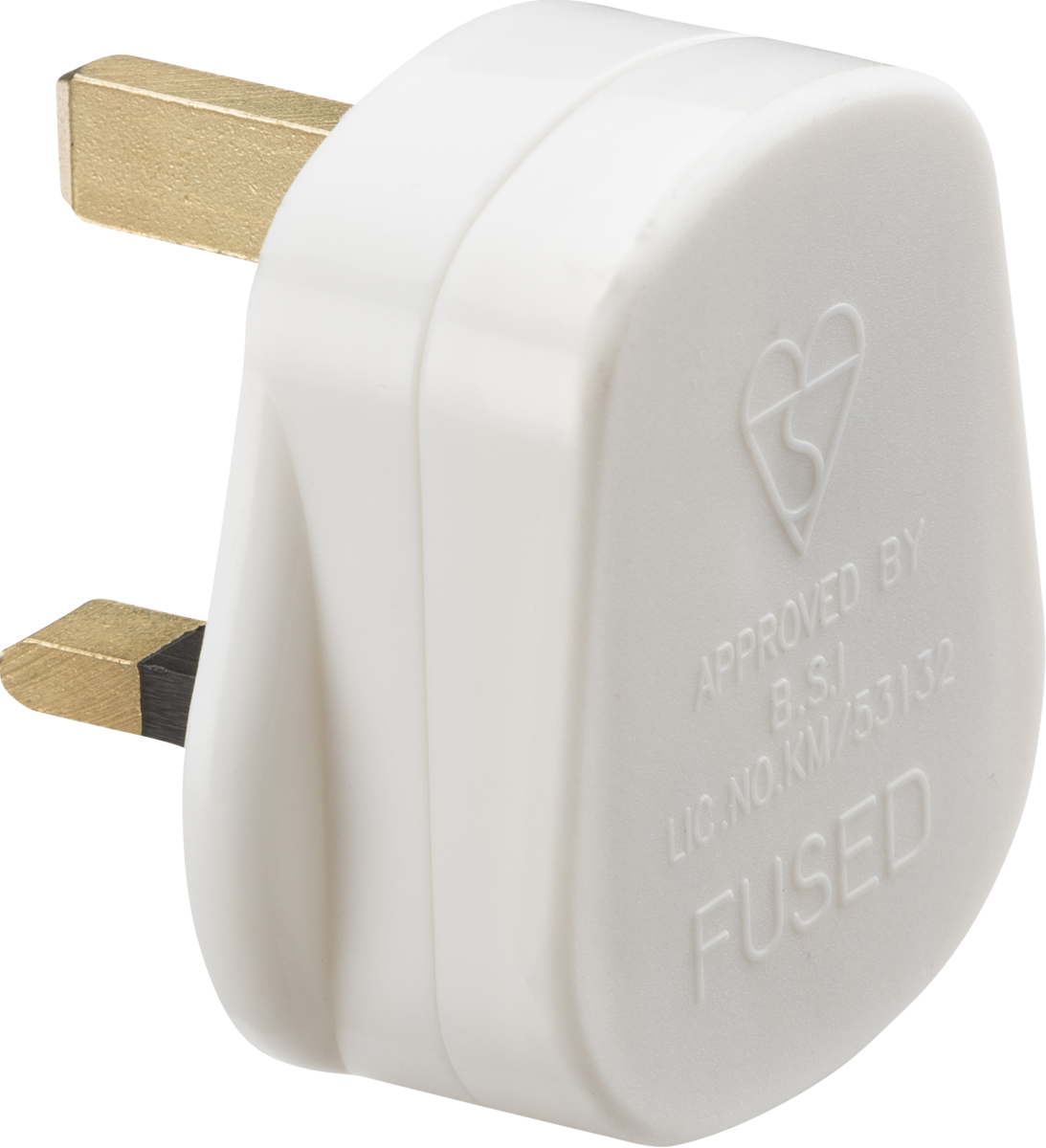 Knightsbridge 3 Pin UK Plug Tops with Fuse - Box of 20 UK Electric Plug