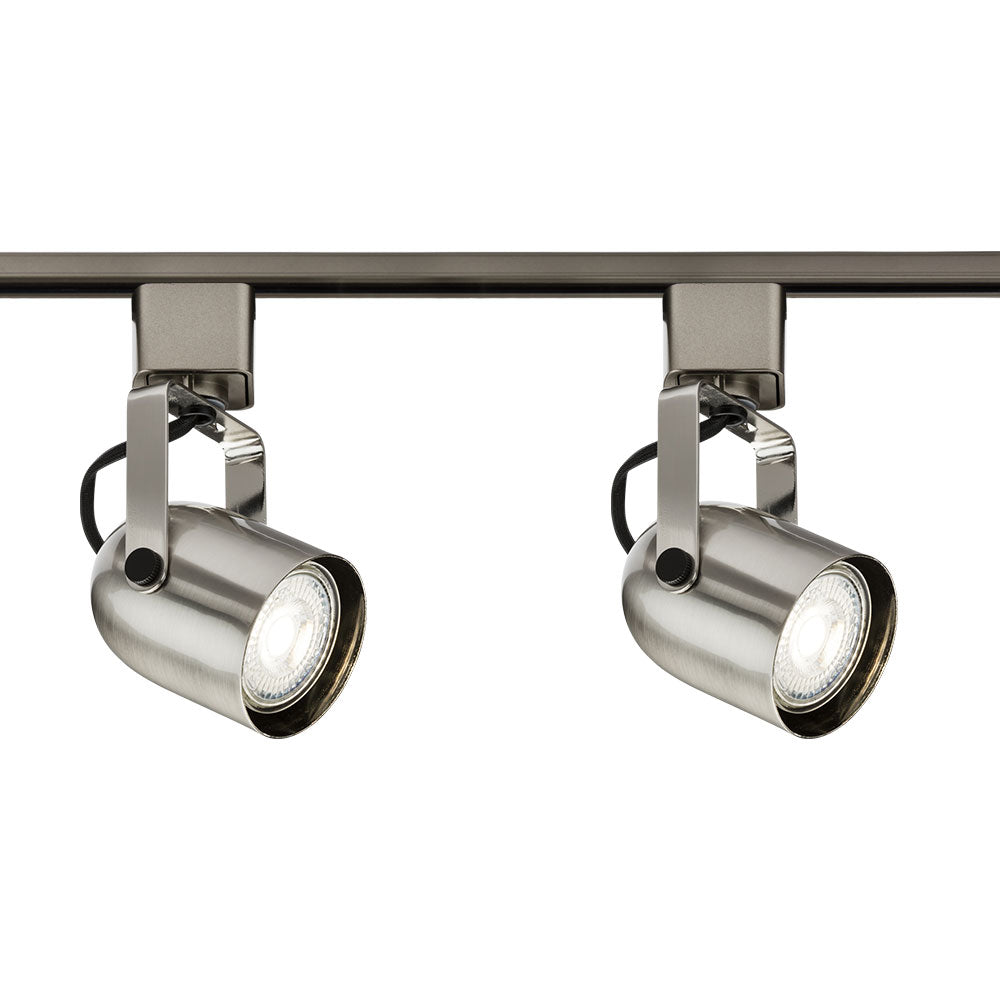 Knightsbridge 1M - 5M 230V GU10 Track Spot Light Single Circuit Rail Lighting Adjustable TRKSP9ABC