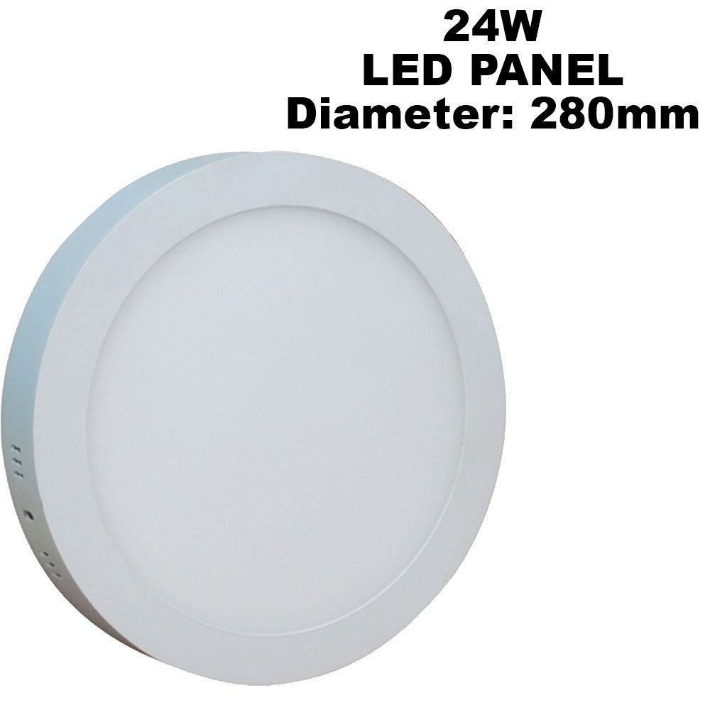 LED Ceiling Surface Round Panel Down Light Bathroom Kitchen Living Room Bright - Bright, Energy Efficient Illumination