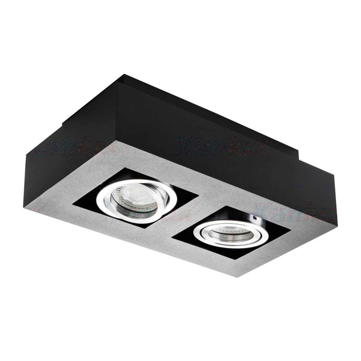 Kanlux STOBI Spot Ceiling Mounted Square Adjustable Tilt Angle GU10 Light Decorative