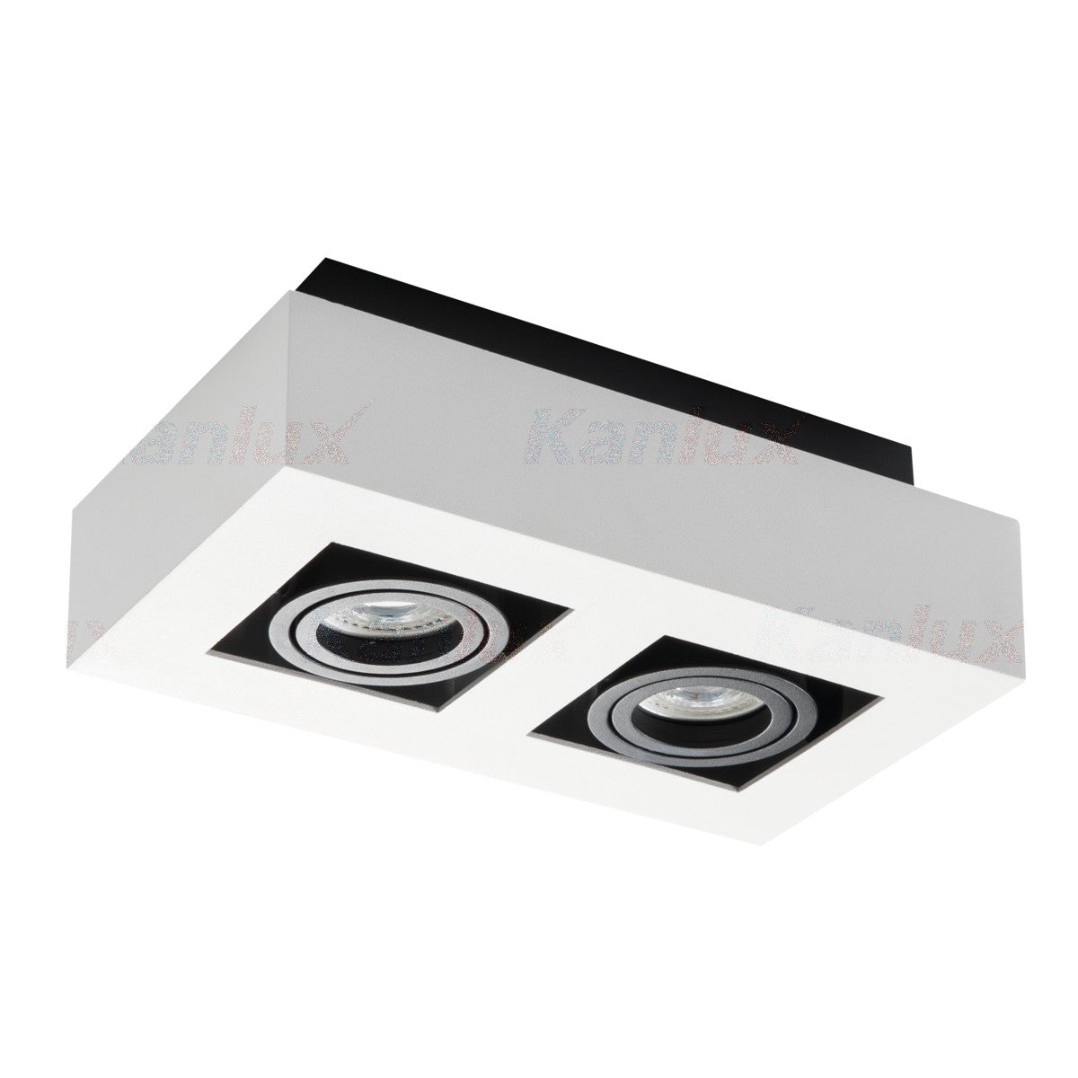 Kanlux STOBI Spot Ceiling Mounted Square Adjustable Tilt Angle GU10 Light Decorative