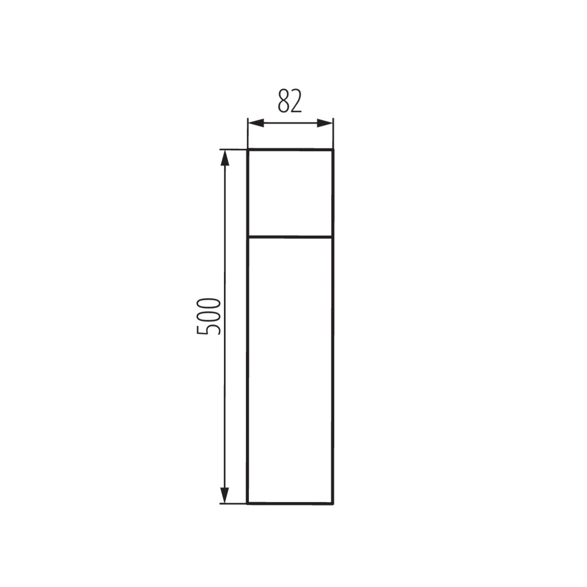 Kanlux VADRA IP44 Outdoor E27 Bollard Light Garden Drive Walkway Lighting Fitting