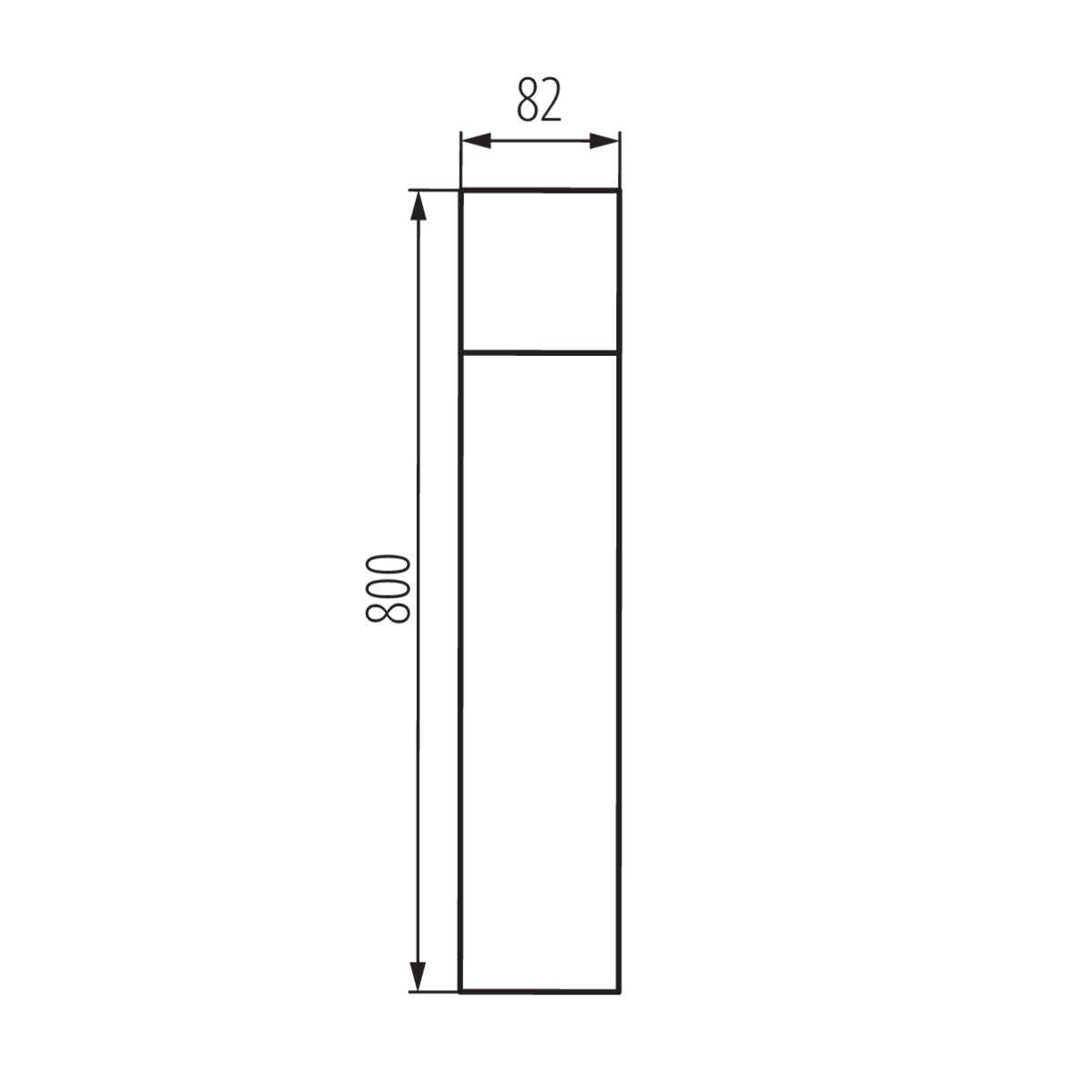 Kanlux VADRA IP44 Outdoor E27 Bollard Light Garden Drive Walkway Lighting Fitting