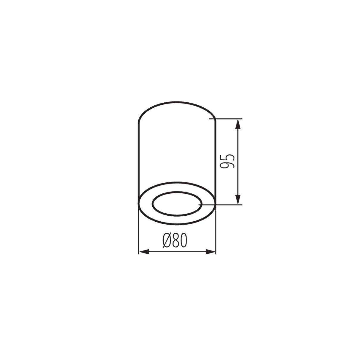 Kanlux SANI IP44 DSO-SN Ceiling Spotlight Down Light GU10 IP44 Bathroom