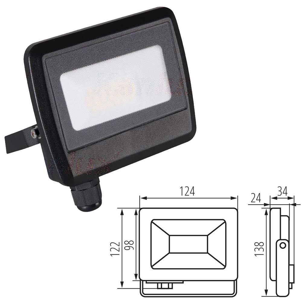 Kanlux ANTEM Outdoor LED Floodlight Garden Wall Ceiling Flood Security Light Waterproof IP65