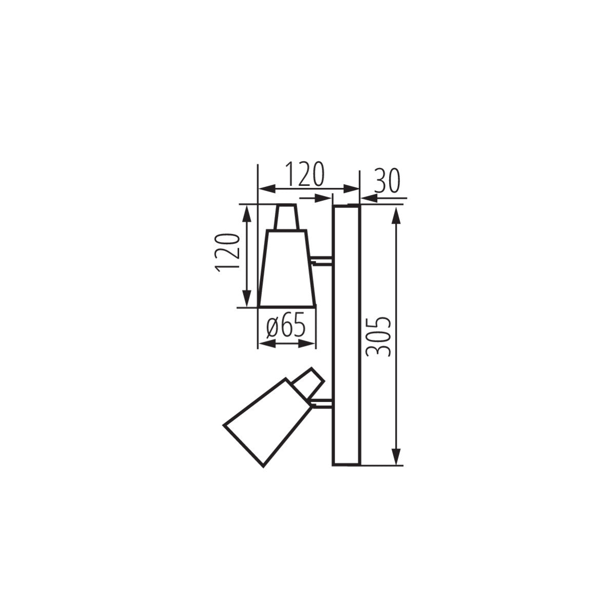 Kanlux SEMPRA Adjustable GU10 Single Double Triple Quad Spotlight Shop Retail Display Light Fitting