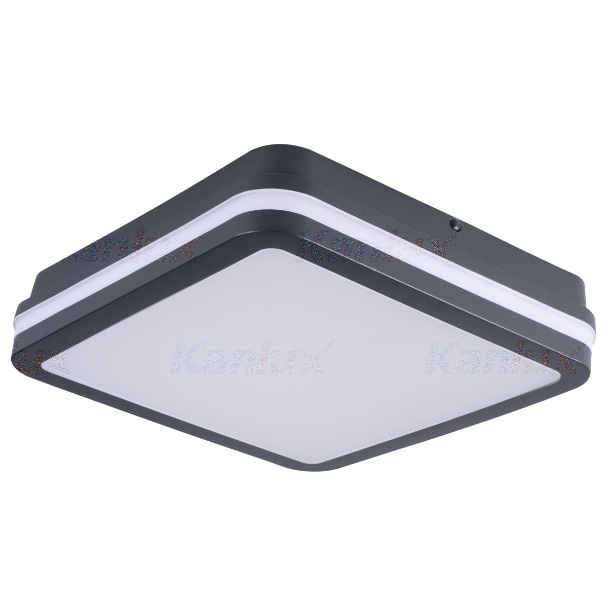 Kanlux BENO Super Bright LED Bulkhead Light - IP54 Outdoor Ceiling & Wall Mounted - Available with or without Motion Sensor