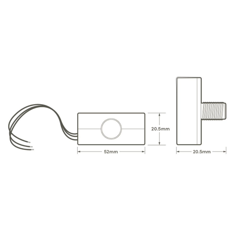 Hispec Professional Mini Internal Day Night Photocell IP65 Dusk Till Dawn Sensor Light Switch