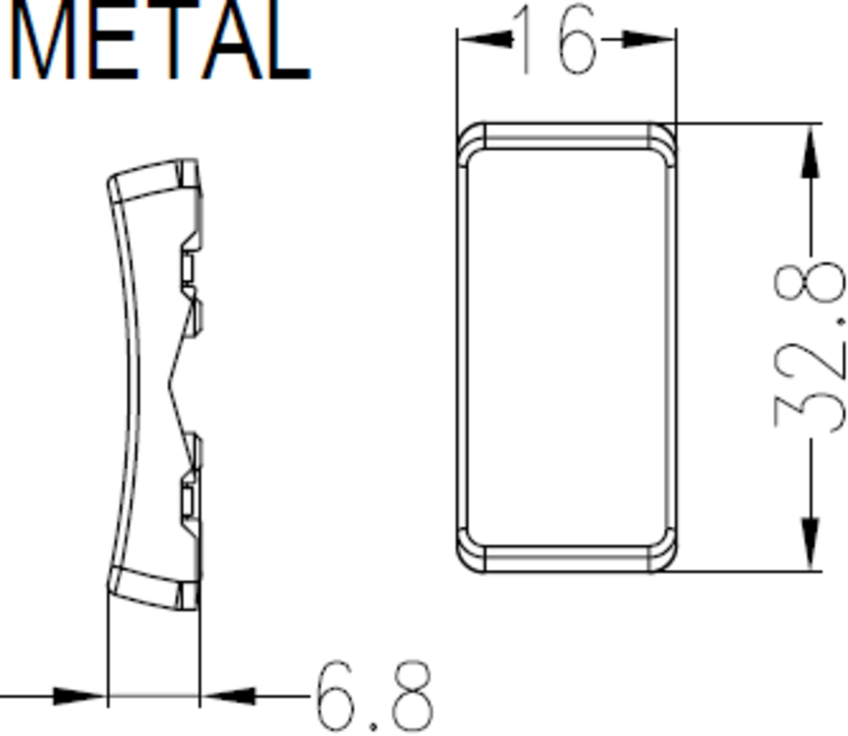 Knightsbridge Switch Cover Pre-Printed "MICROWAVE"