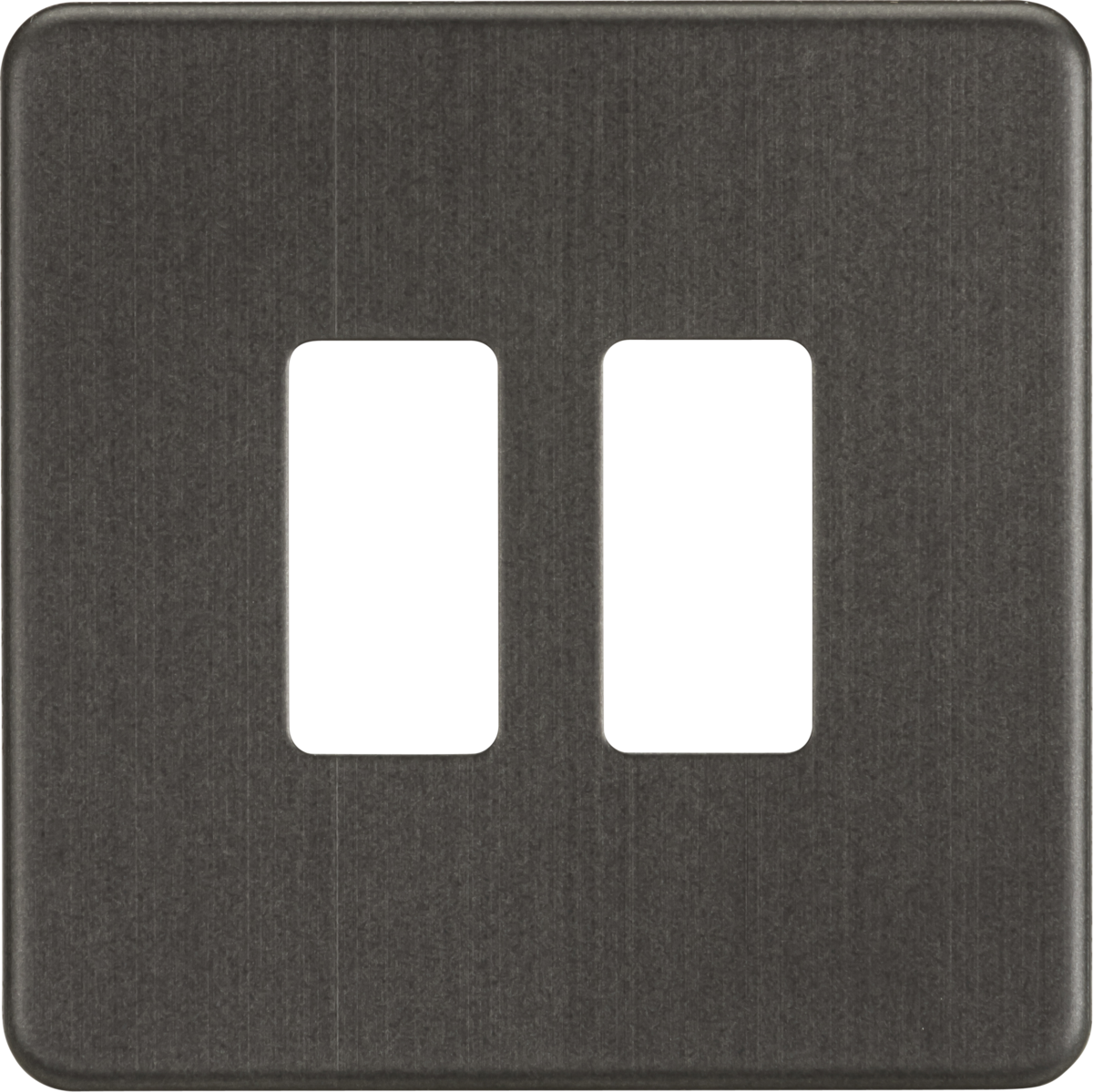 Knightsbridge Grid Modular Faceplate For Screw;ess Switches and Sockets Range