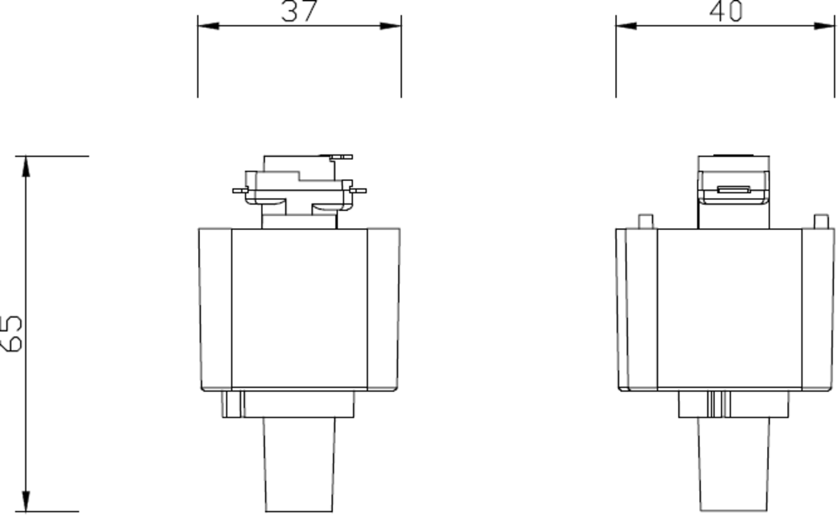 Knightsbridge 230V Track Power Adaptor