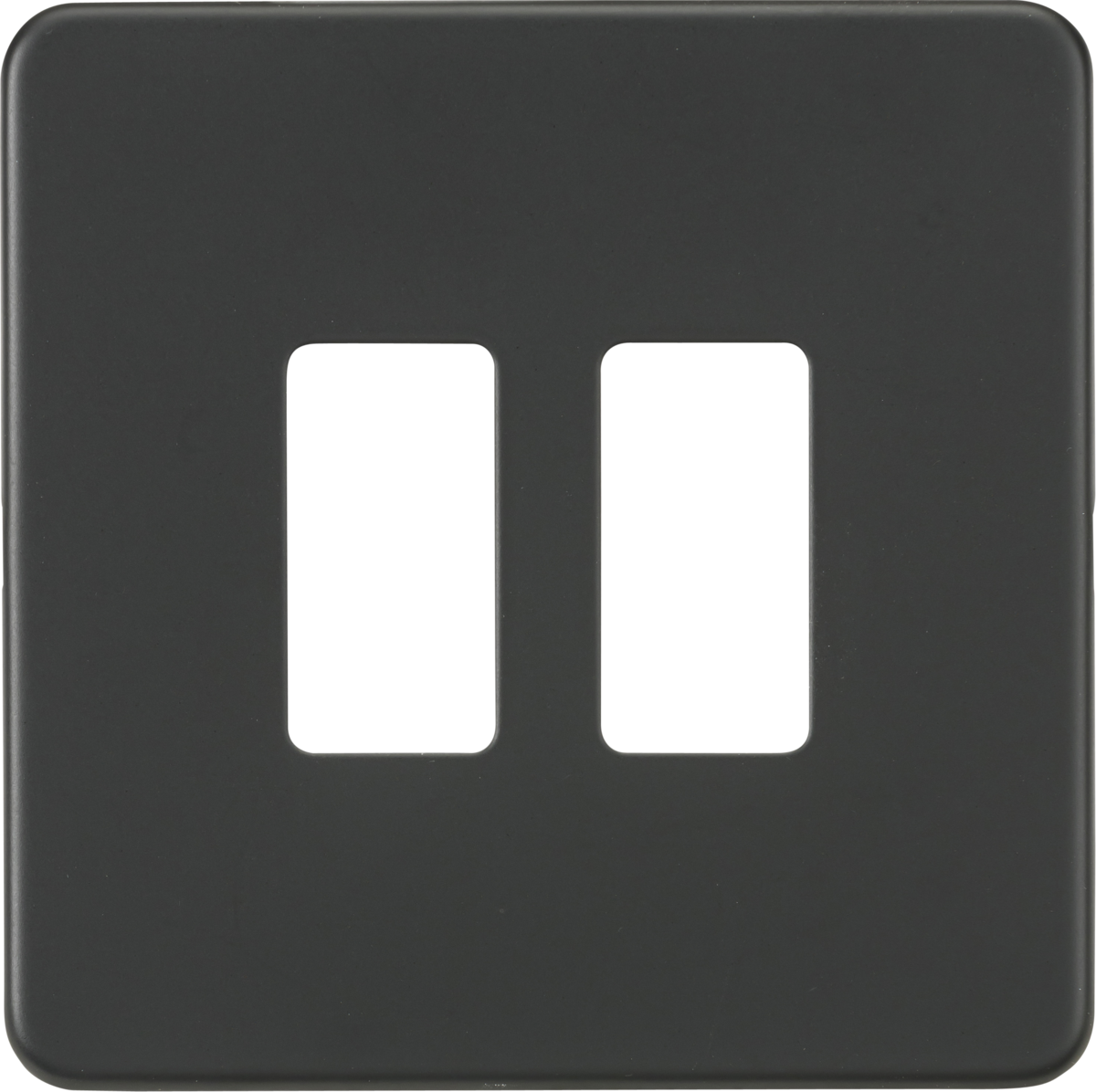 Knightsbridge Grid Modular Faceplate For Screw;ess Switches and Sockets Range