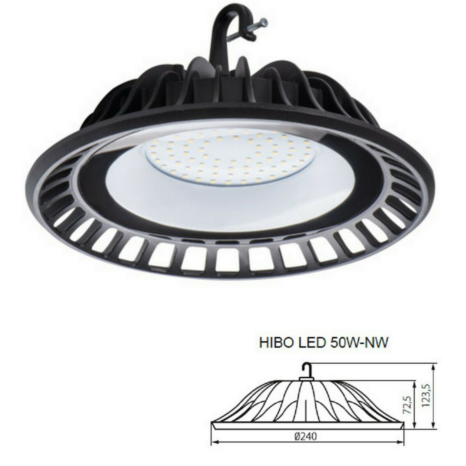 Kanlux HIBO LED Hibay High Low Hi Bay UFO IP65 Warehouse Light Bright Lumen