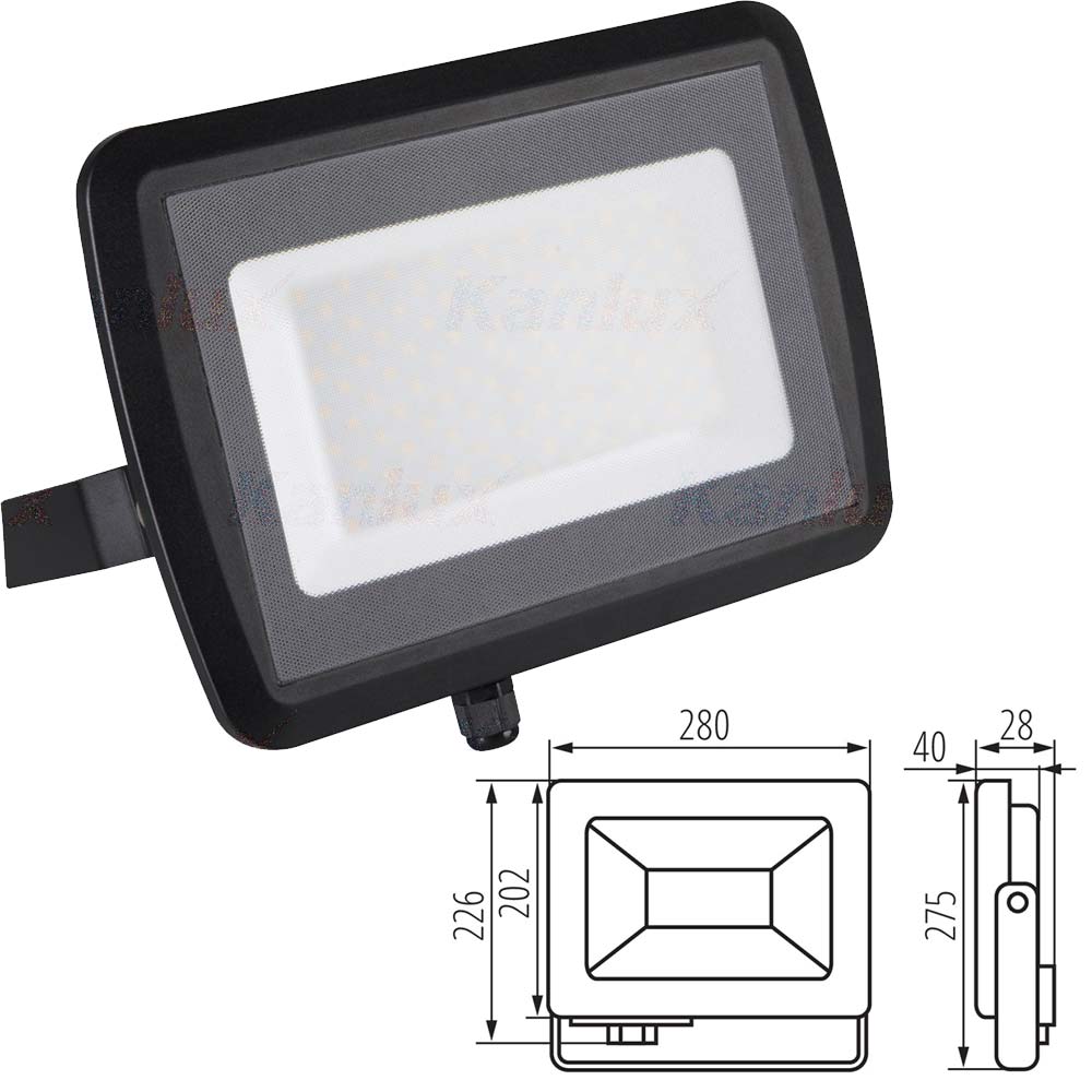 Kanlux ANTEM Outdoor LED Floodlight Garden Wall Ceiling Flood Security Light Waterproof IP65