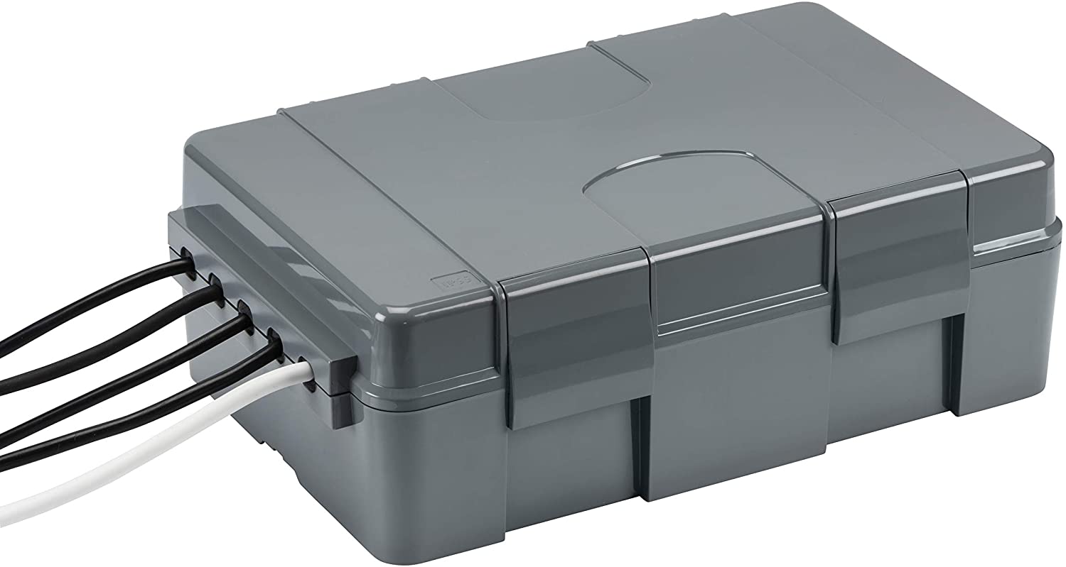 Knightsbridge IP55 Weatherproof Outdoor Waterproof Garden Junction Box Enclosure