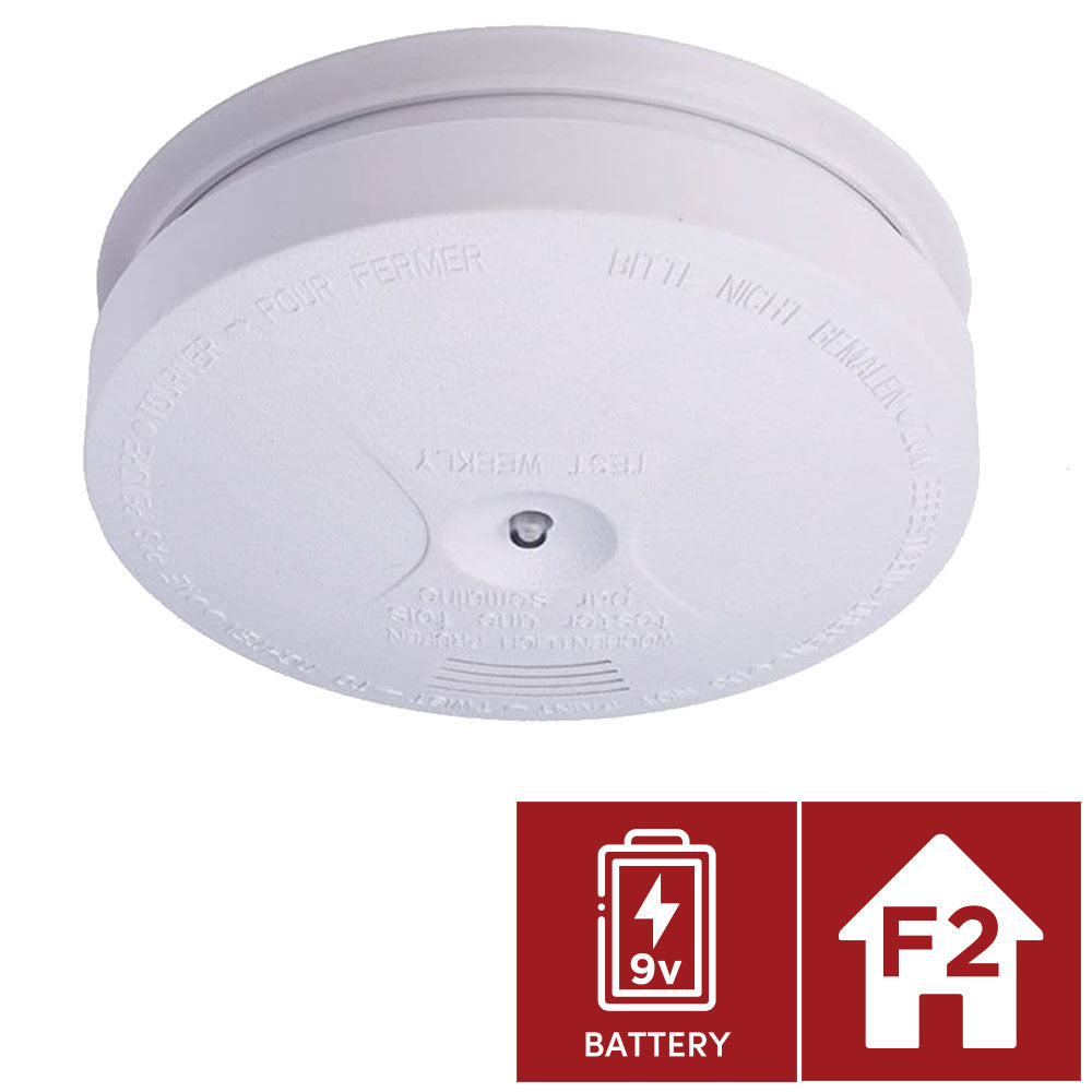 Hispec Battery Operated Smoke, Heat Detector Alarm Sensor