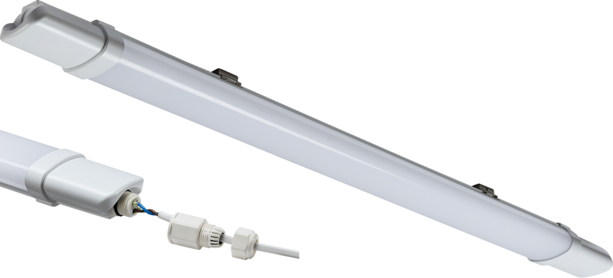 Knightsbridge TorlanECO Fast Fix 230V IP65 LED Batten Commercial Non Corrosive Tube Light