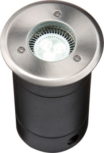 Knightsbridge 230V IP67 GU10 Grade 304 Stainless Steel Walkover Drive Over Light