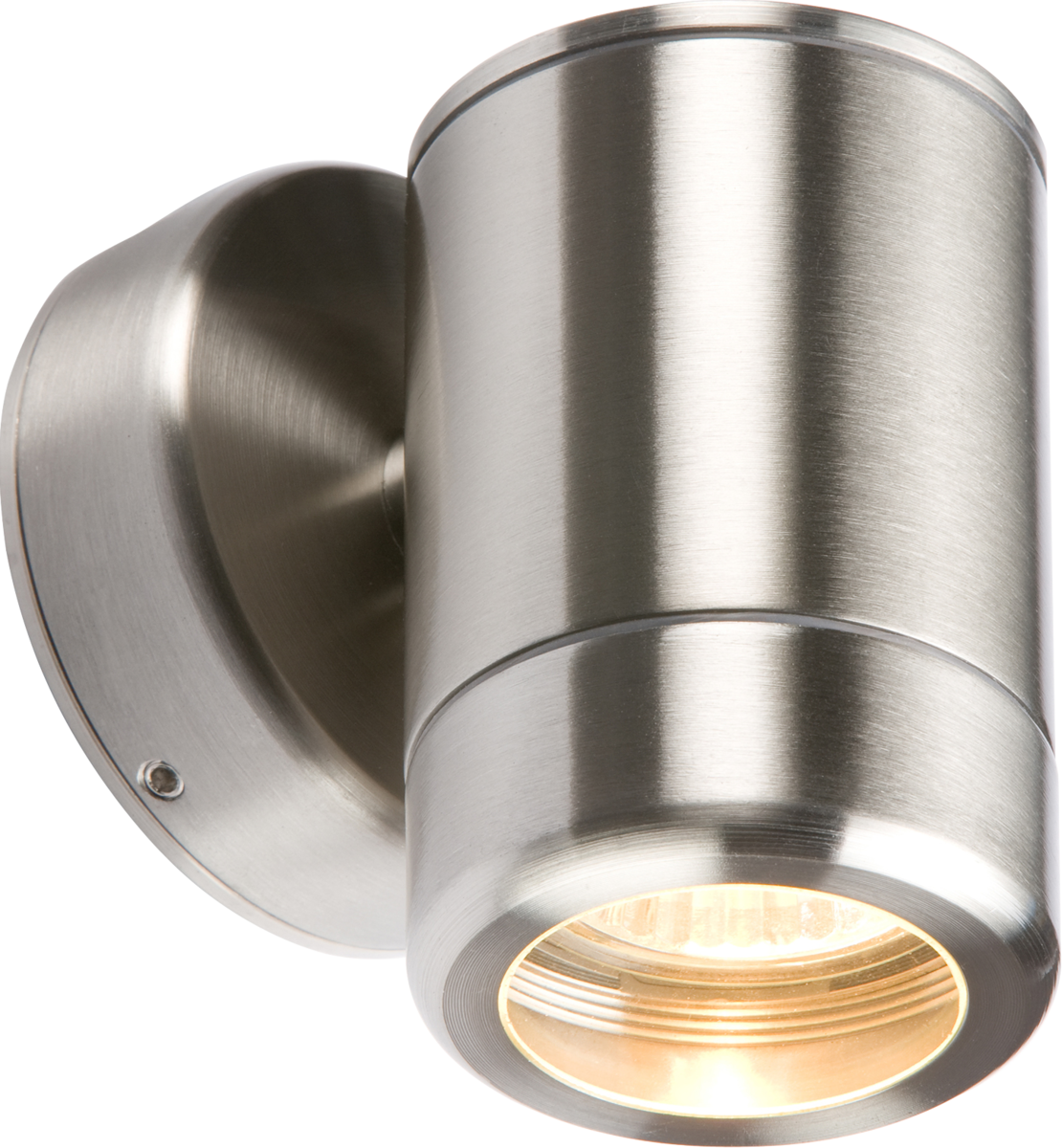 Knightsbridge 230V IP65 Stainless Steel GU10 Heavy Metal Outdoor Wall Light