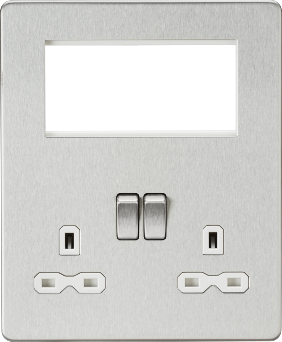 Knightsbridge Screwless Small Multimedia Combination Plate