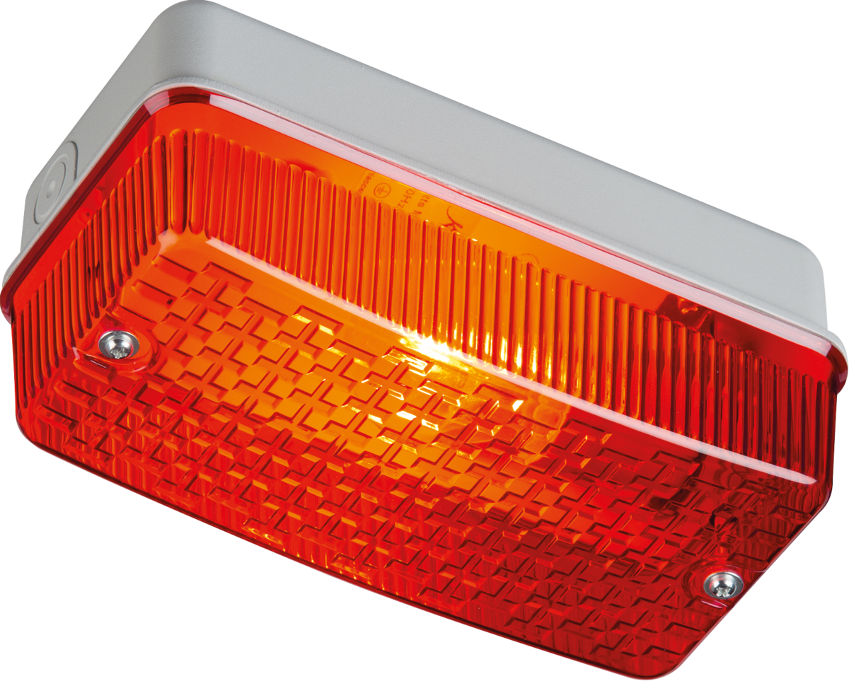 Knightsbridge 230V IP65 100W max (ES) E27 Bulkhead with Prismatic Diffuser and Aluminium Base