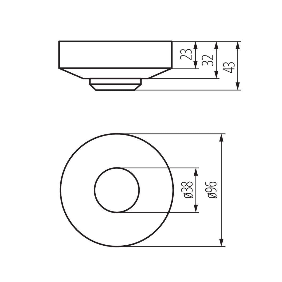 Kanlux ROLF JQ-O Surface Mounted Infrared Microwave PIR Motion Sensor Movement Detector