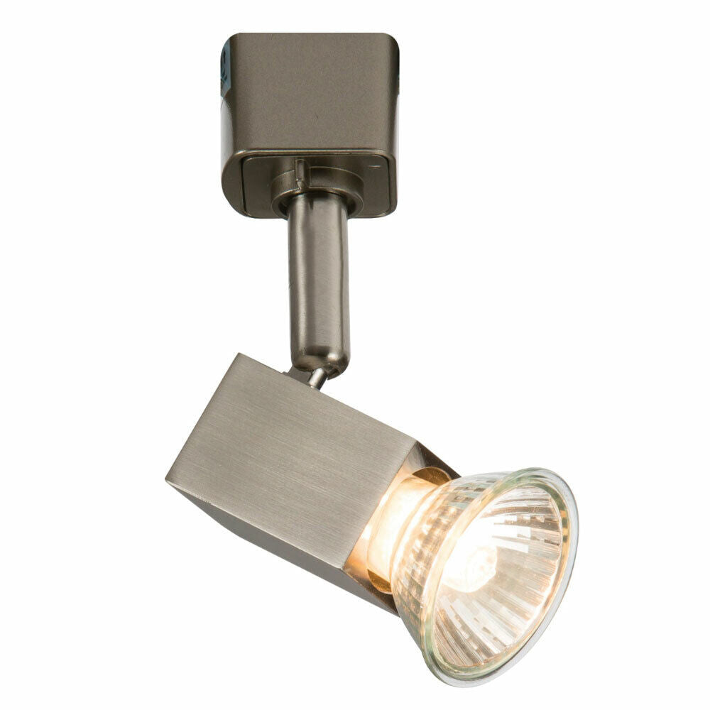 Knightsbridge GU10 Single Circuit Mains Powered Office Shop Adjustable Display Track Light