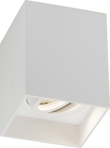 Knightsbridge Oran GU10 Ceiling Surface Tilt Downlight