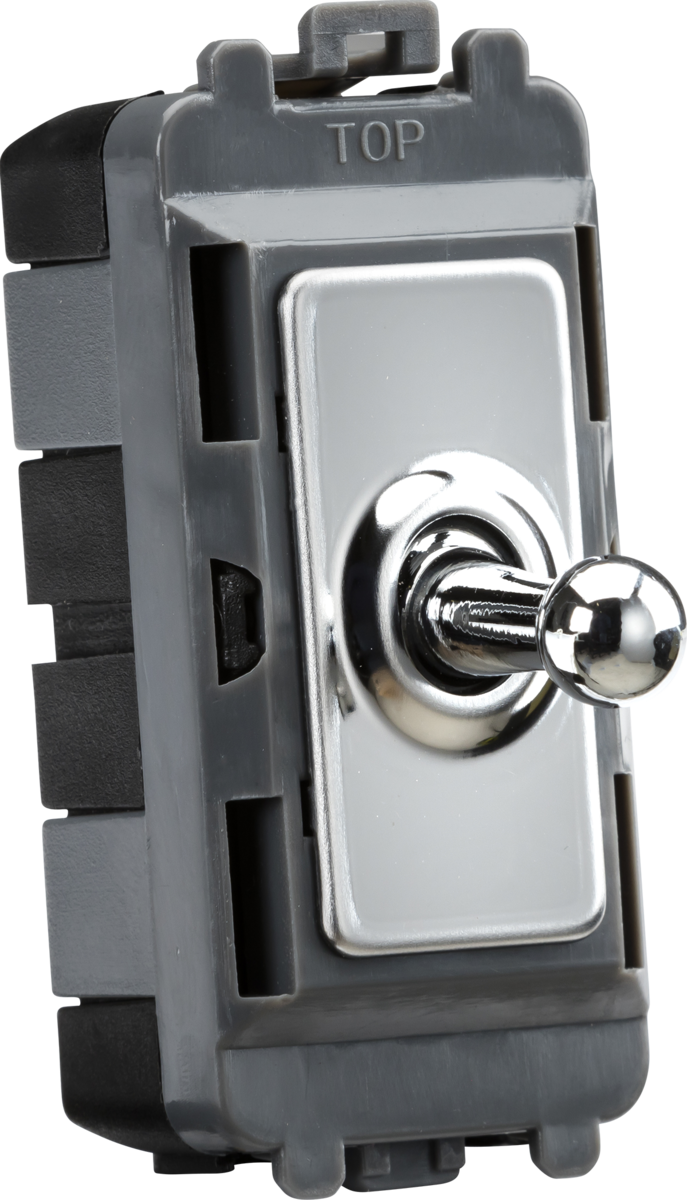 Knightsbridge 20AX 1G 2-Way SP Grid Toggle Switch