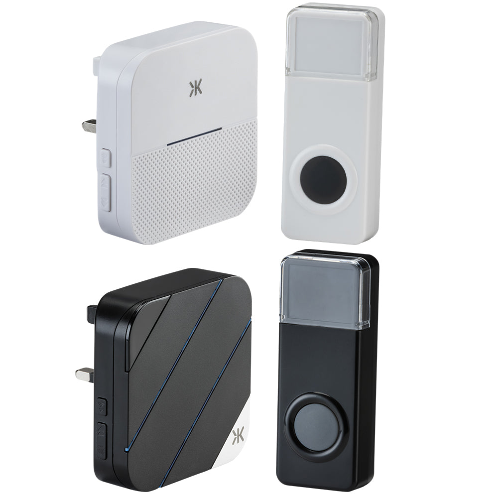 Knightsbridge Wireless Door Bell Home Doorbell Plug In Cordless Loud Chime 58 Tunes