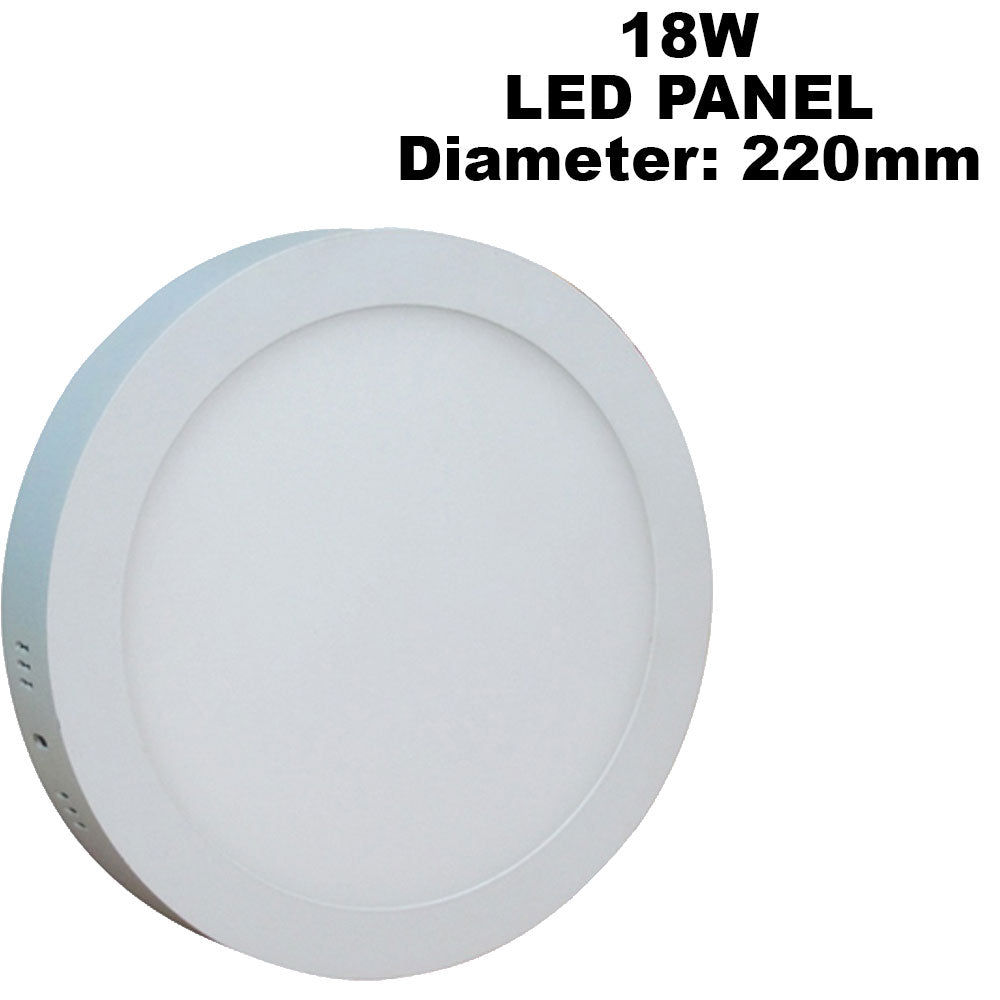 LED Ceiling Surface Round Panel Down Light Bathroom Kitchen Living Room Bright - Bright, Energy Efficient Illumination