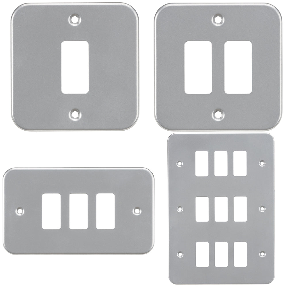 Knightsbridge Metalclad Grid Faceplates