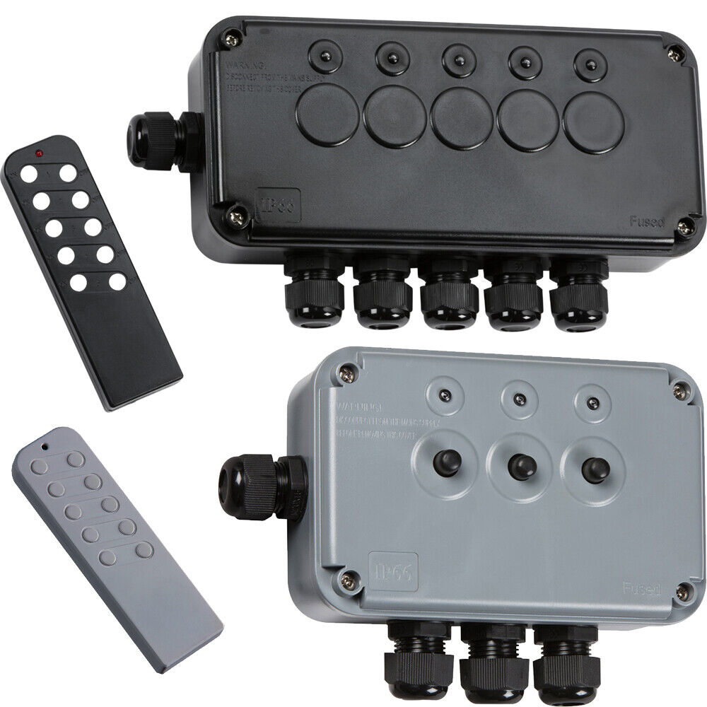 Knightsbridge IP66 13A 3G 5G Outdoor Waterproof Switch Box