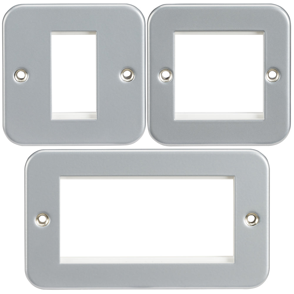 Knightsbridge Metal Clad Modular Faceplate