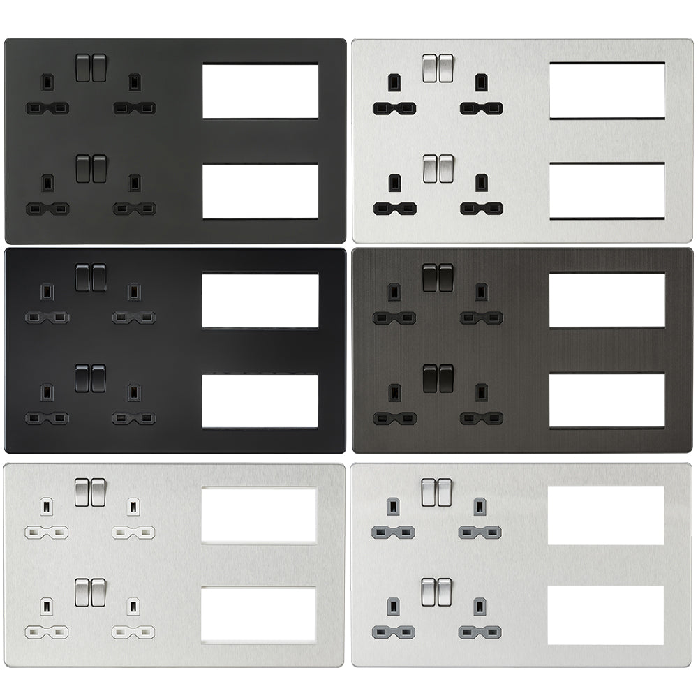 Knightsbridge Screwless Combination Plate