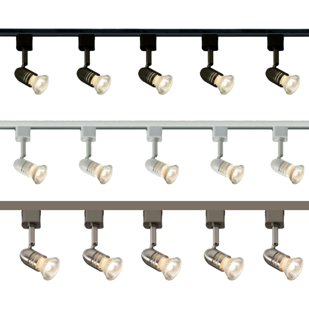 Knightsbridge 1M - 5M 230V GU10 Track Spotlight Single Circuit Rail Lighting